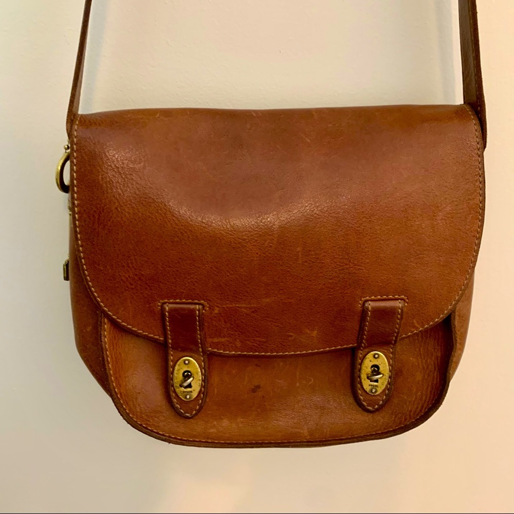 Fossil Leather Crossbody Bag